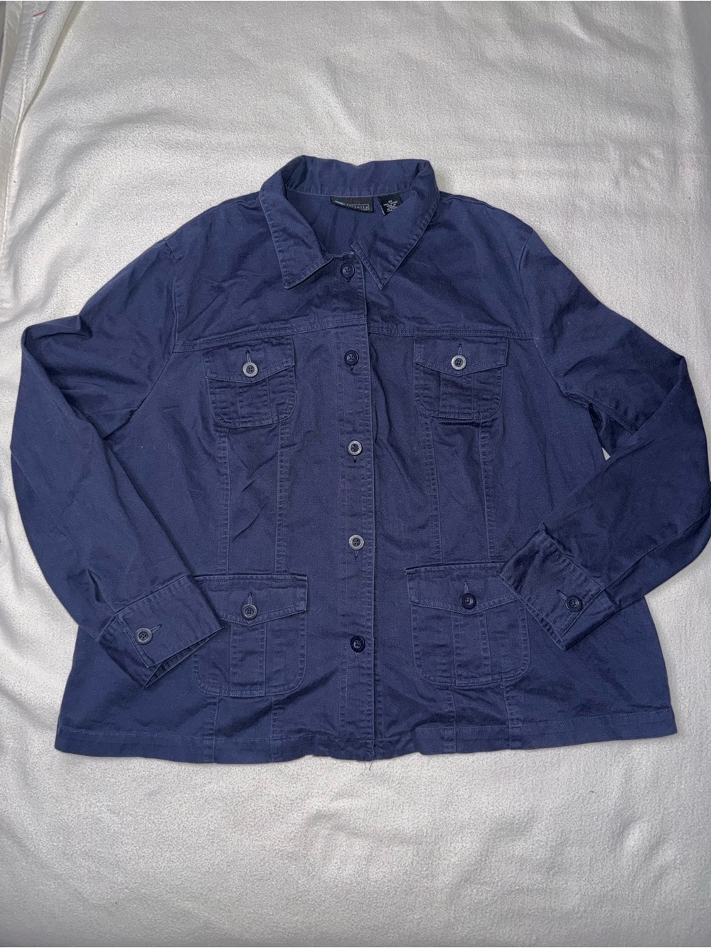 Relativity Navy Utility Jacket for Women